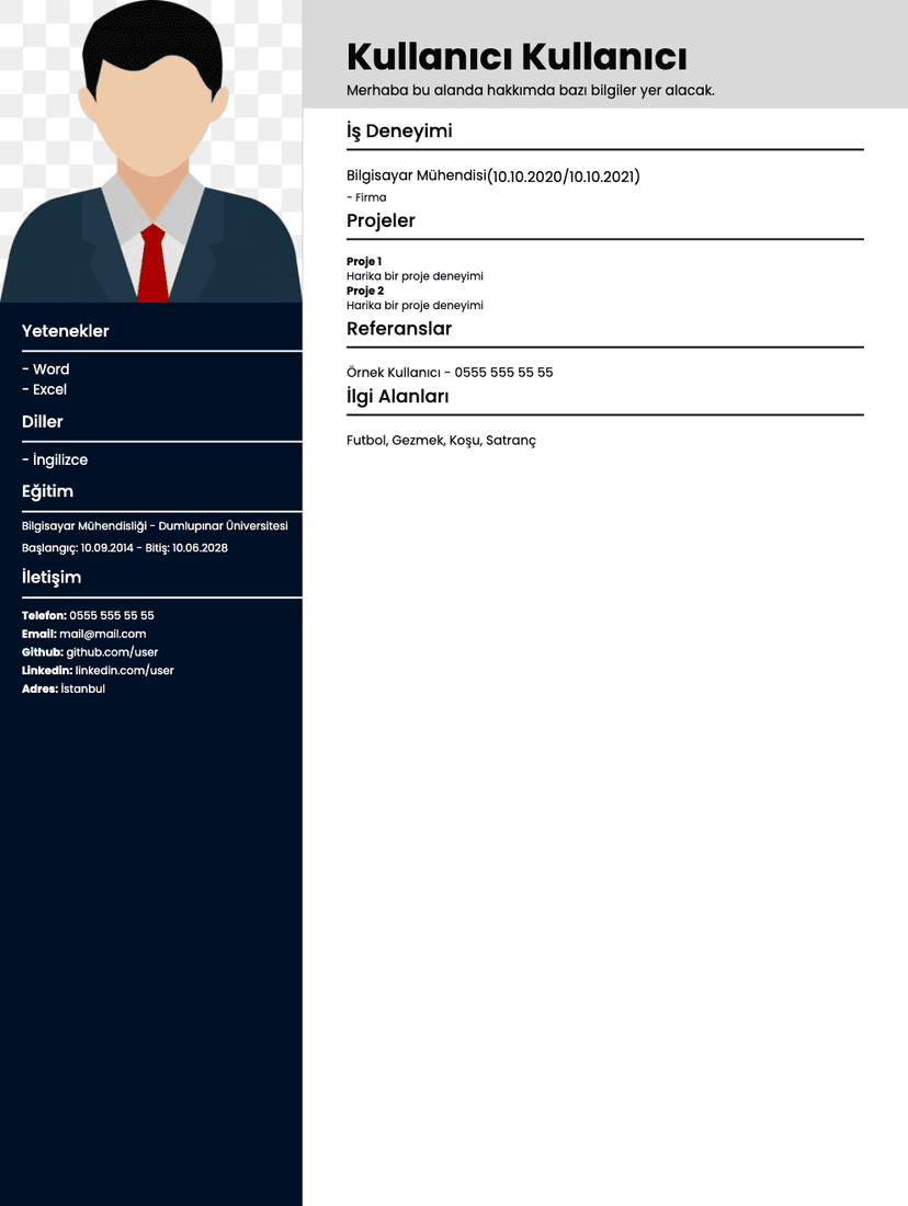 cv template 1
