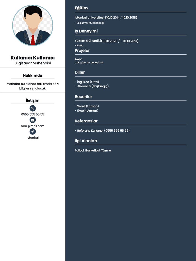 cv template 2