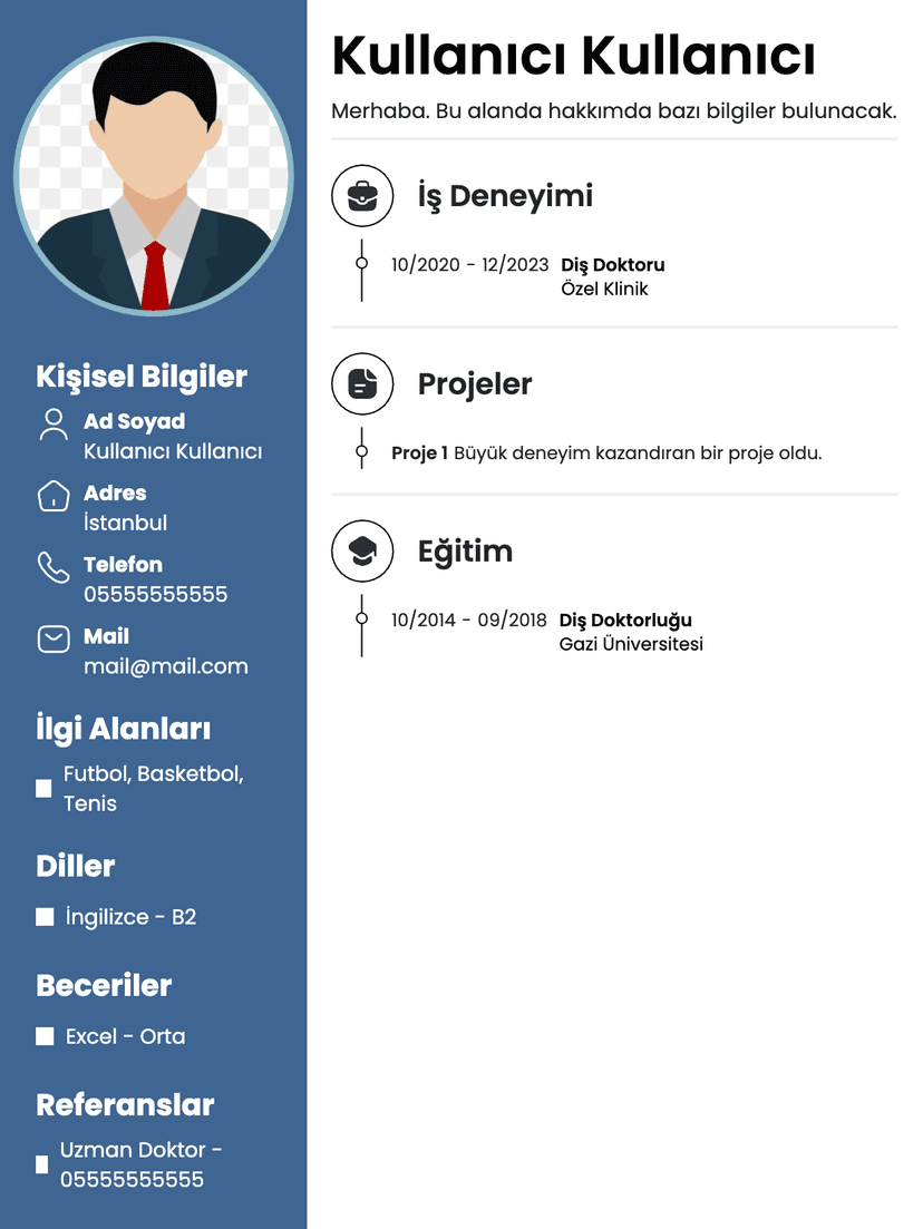 cv template 4