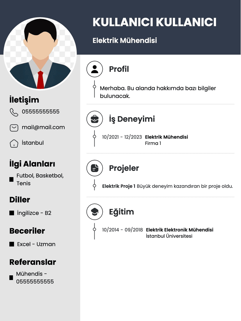 cv template 5